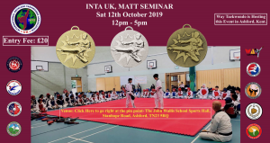 INTA UK, MATT SEMINAR - 12TH OCTOBER 2019